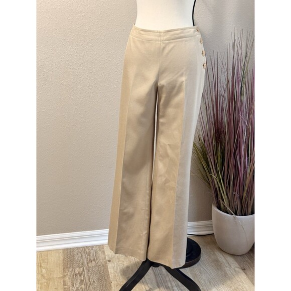 Ann Taylor Pants - Ann Taylor Pants Size 4 Tan Silk Blend Lined EUC
